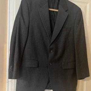 Dark Gray/ Pinstriped Sport Coat 41 R